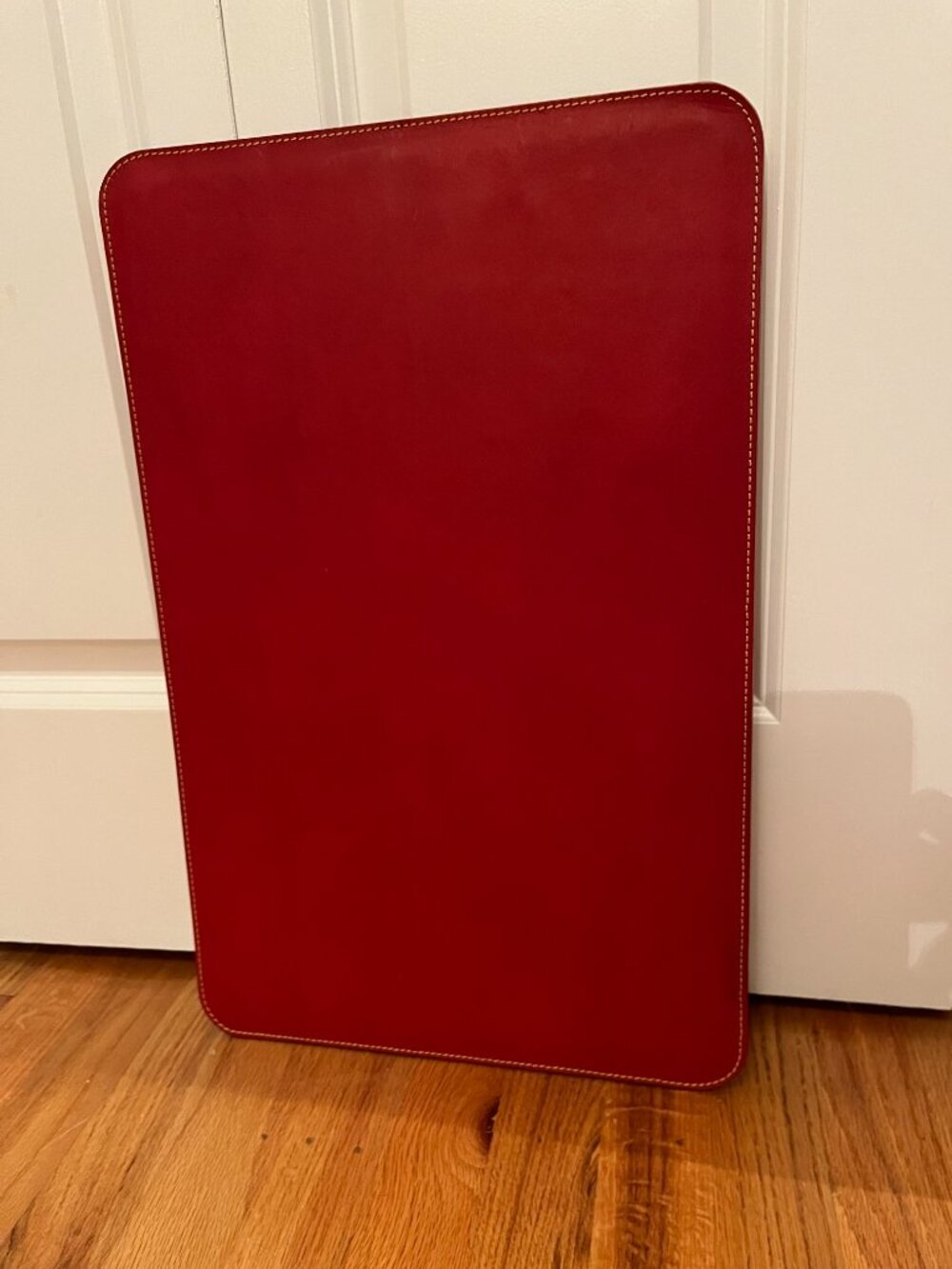 Dooney & Bourke Red Alto Leather Place Mat Desk Blotter Mouse Pad NWOT VINTAGE
